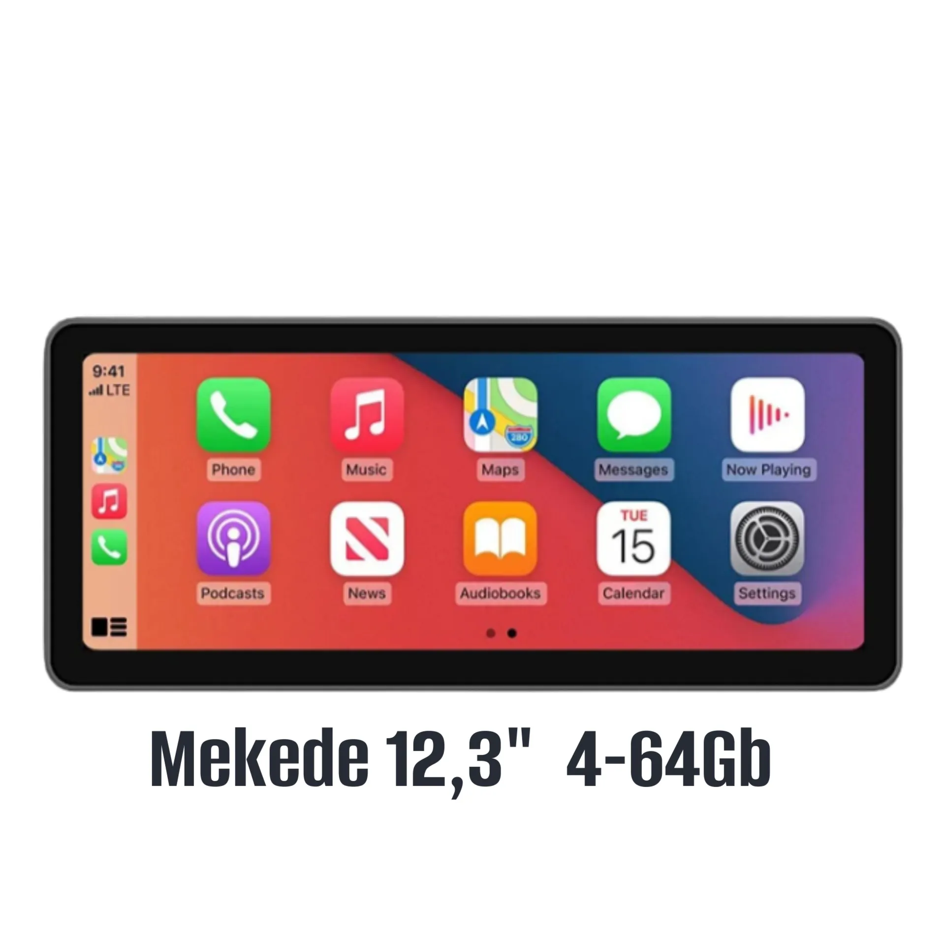 Mekede 12,3" ОС Android Память 4/64, Wi-Fi, 4G, QLED экран. Звуковой процессор DSP. Процессор 8 ядер